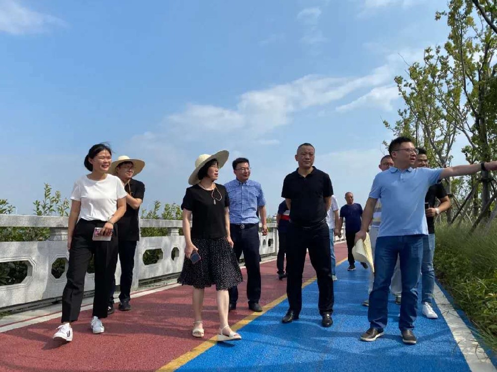 省建設(shè)廳專家組實(shí)地考察了我公司建設(shè)的海綿城市雨水收集利用系統(tǒng)